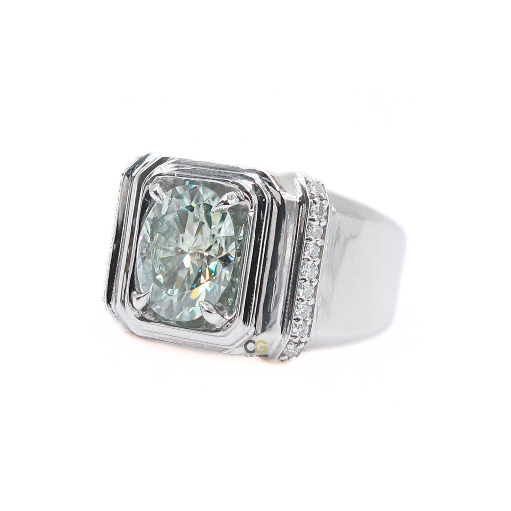 CG Oval Paraiba Ring Sterling Silver 925