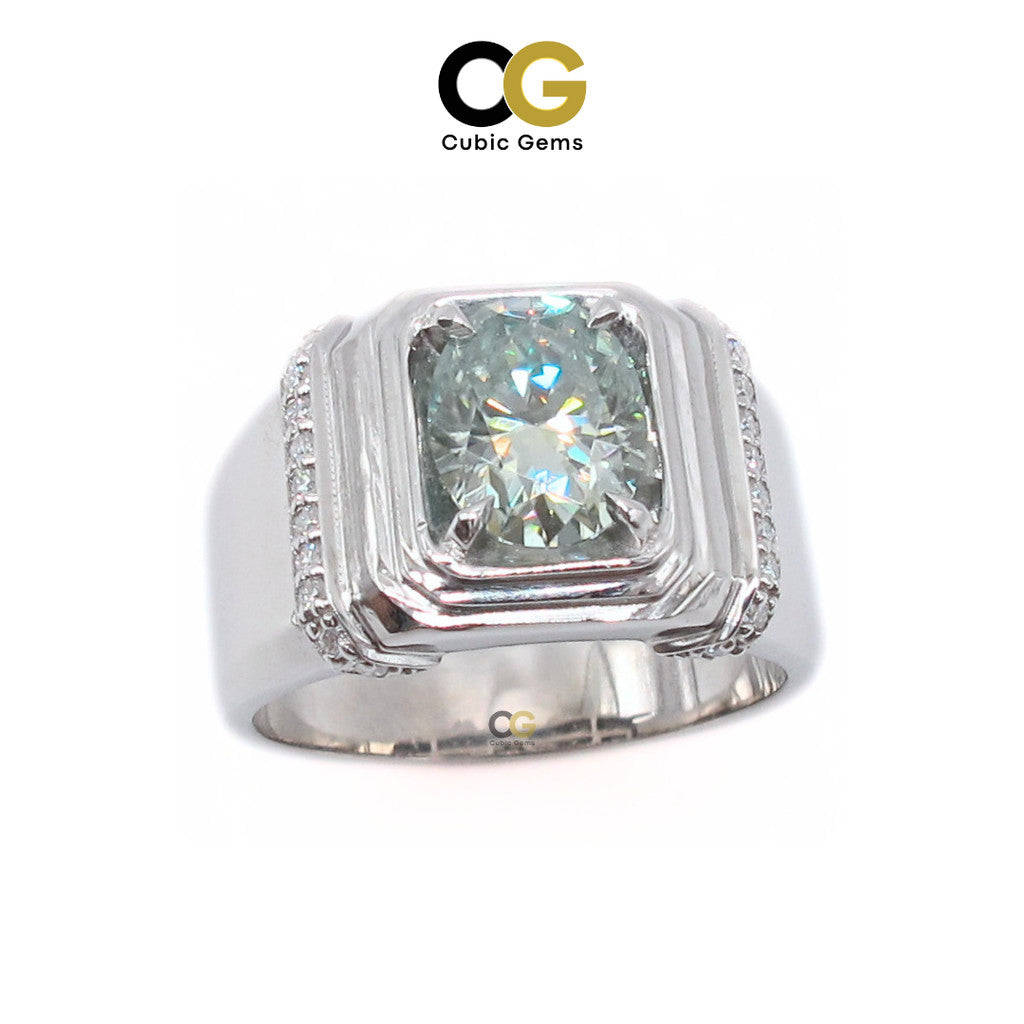 CG Oval Paraiba Ring Sterling Silver 925