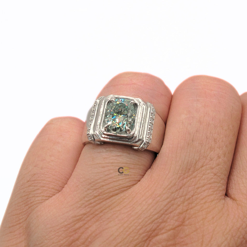 CG Oval Paraiba Ring Sterling Silver 925